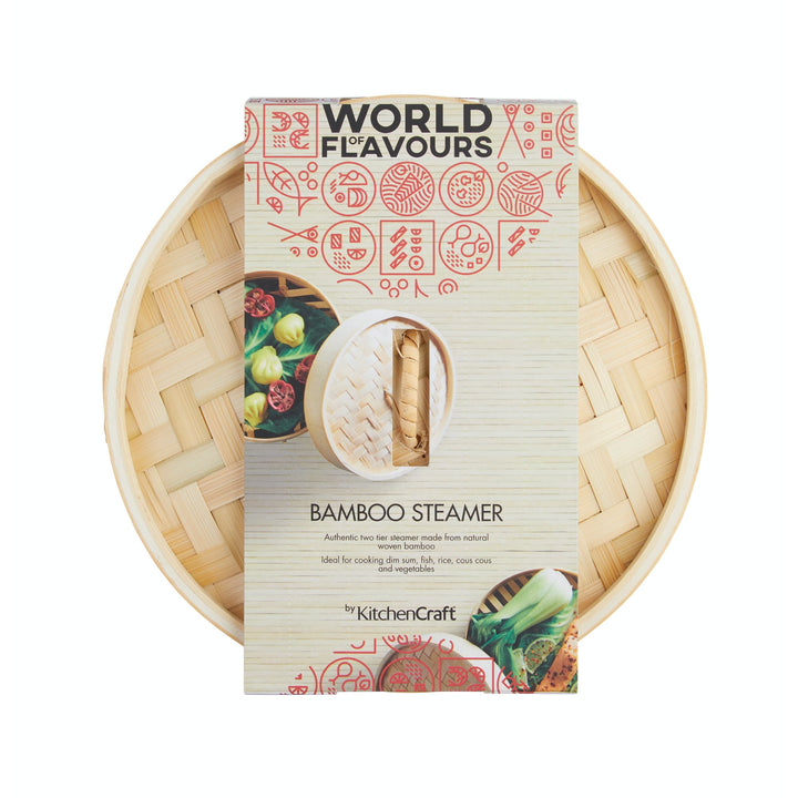 Two Tier Bamboo Steamer