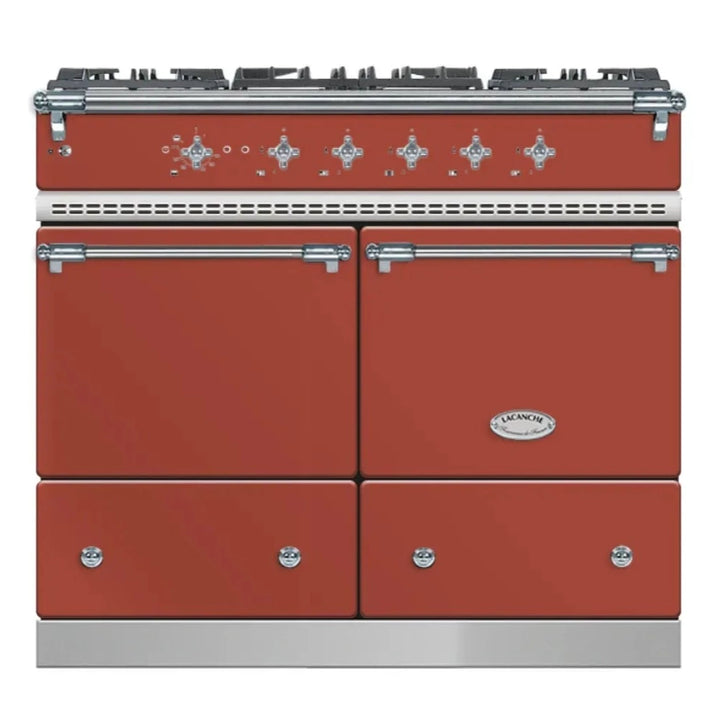 Lacanche Cluny range cooker in red