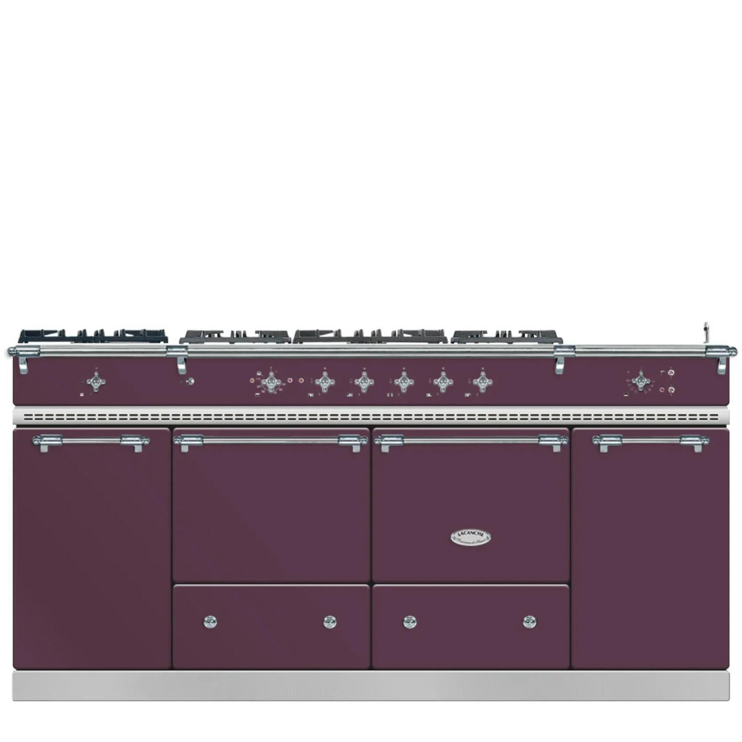 Lacanche flavigny range cooker in aubergine