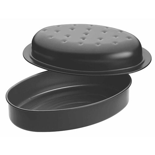 Non-Stick Covered Oval Roasting Pan