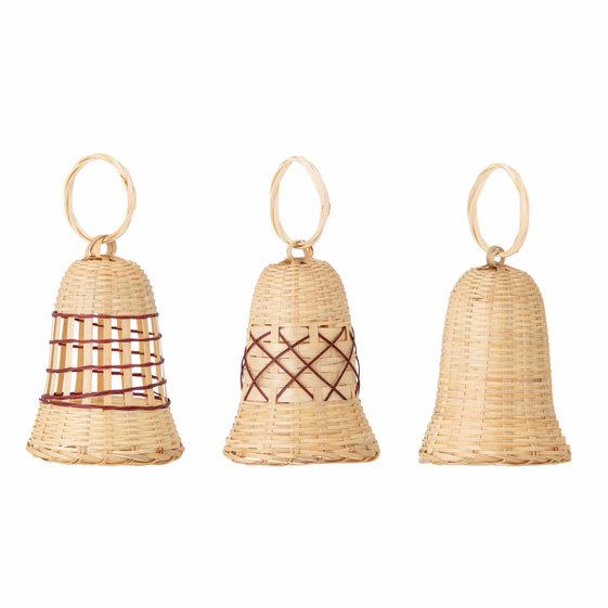 Rattan Bell Decorations