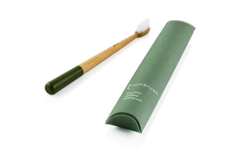 Green Bamboo Toothbrush
