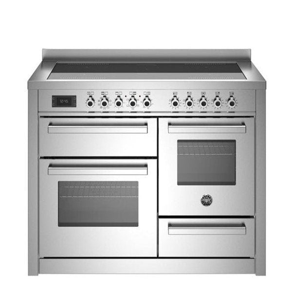 Bertazzoni Professional Series - 110 cm induction top electric triple oven in stainless steel