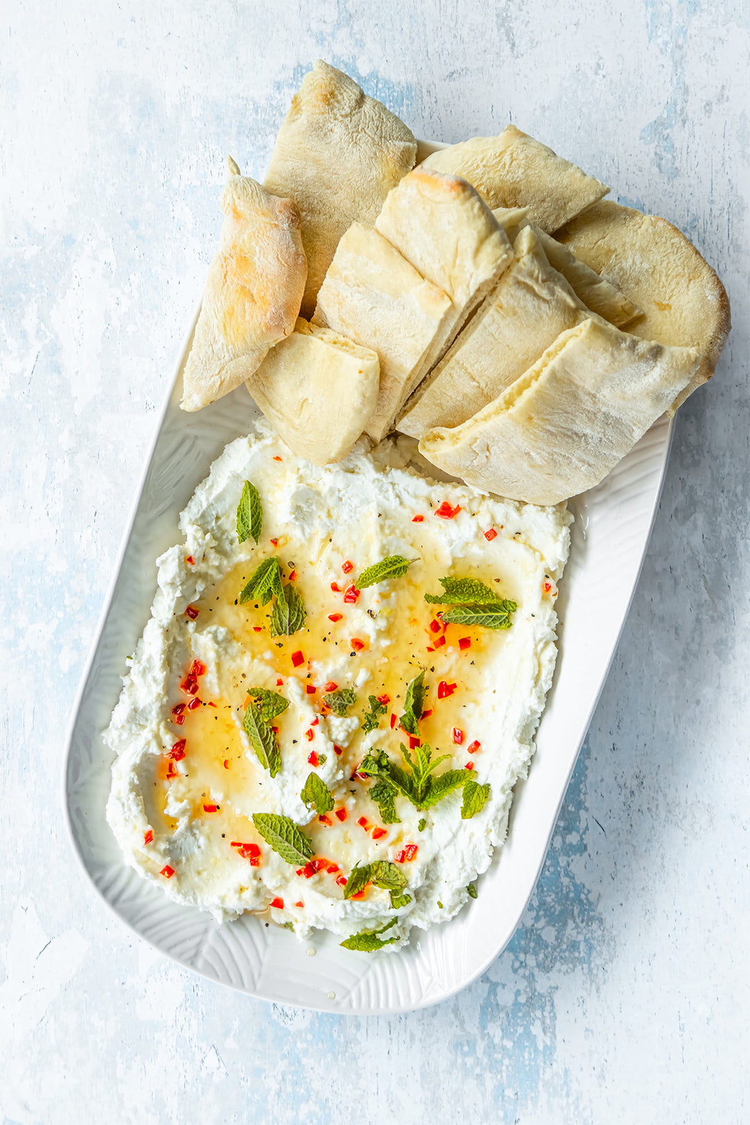 RECIPE OF THE WEEK: Flatbread with Spicy Honey Whipped Feta Dip