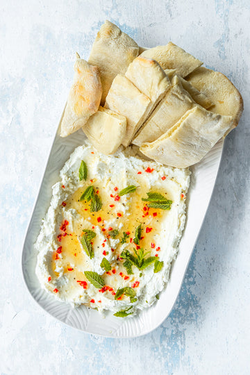 RECIPE OF THE WEEK: Flatbread with Spicy Honey Whipped Feta Dip
