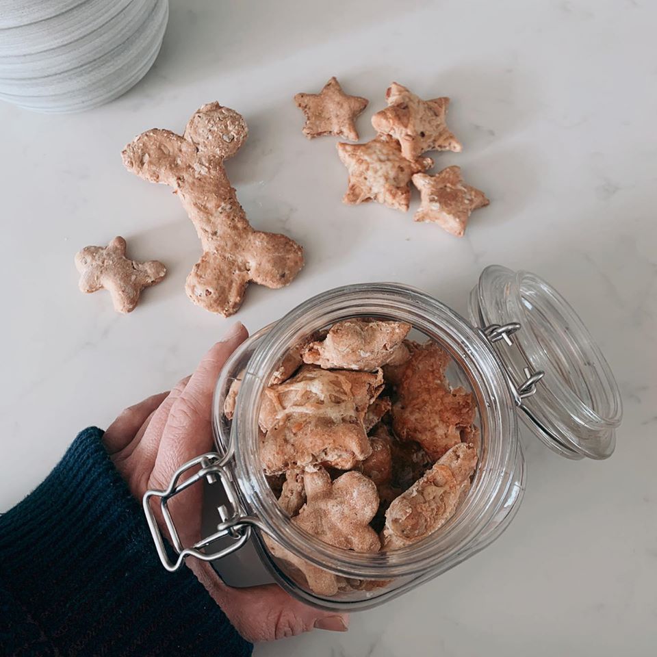 Cooking with Sophie: bacon & almond butter dog treats