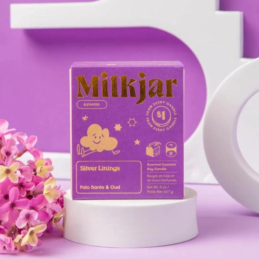 Milk Jar Candle Co Silver Linings