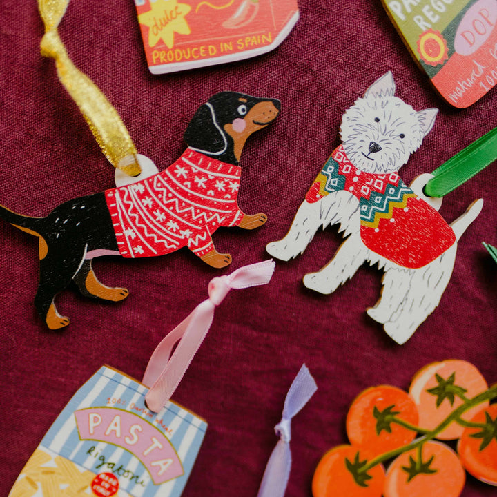 Dachshund Christmas Decoration