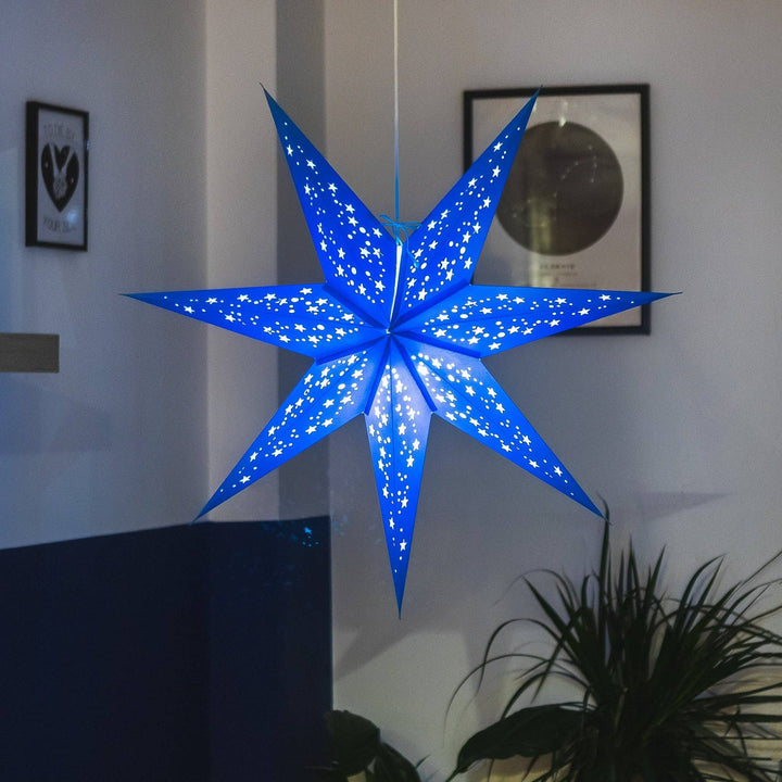 Paper Star Lantern - Venus Sea Blue