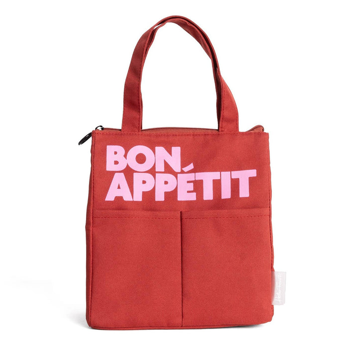 Bon Appetit Lunch Bag in Rich Red