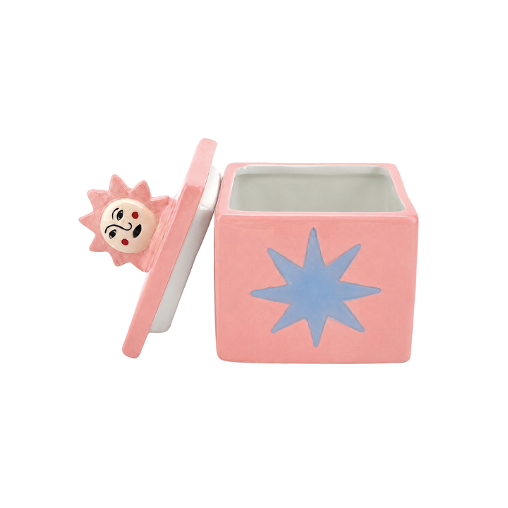 Ceramic Sun Square Box