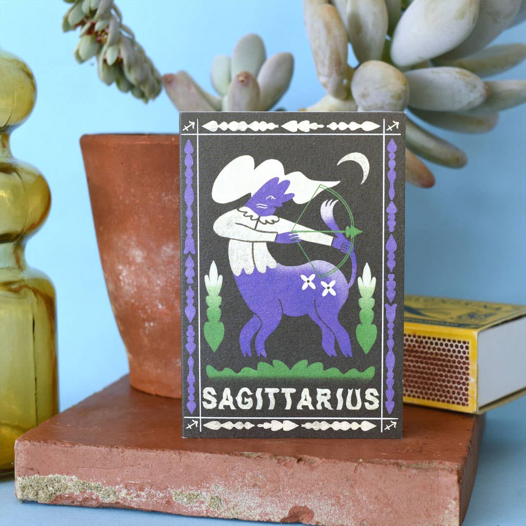 Sagittarius Mini Greetings Card