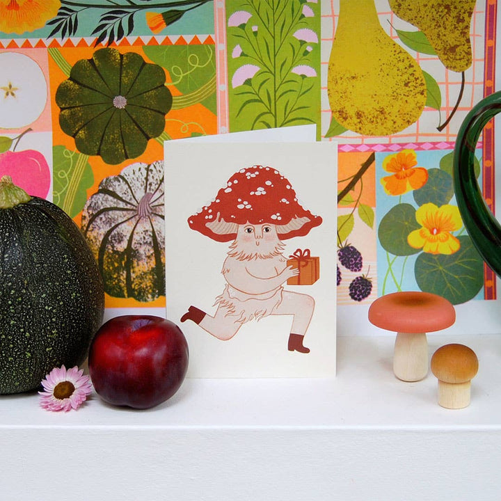Mushroom Man Card