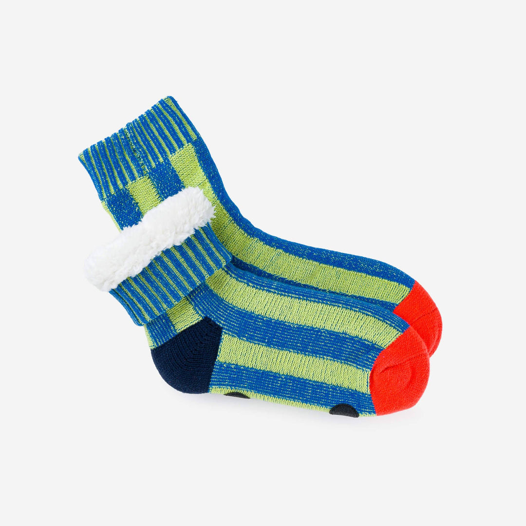 Big Stripe House Socks: Size 8-11