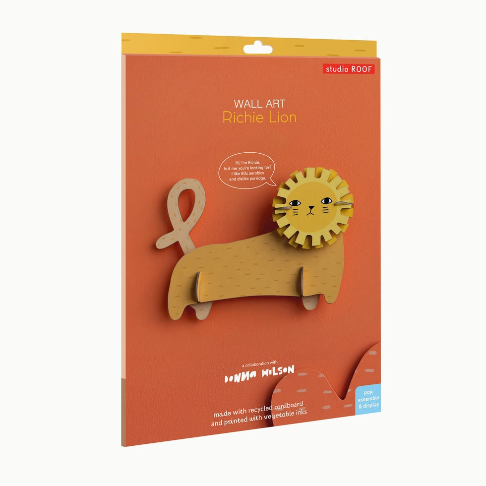 Donna Wilson Richie Lion 3D Model Kit