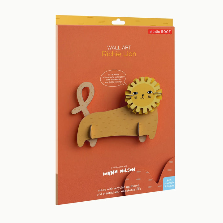 Donna Wilson Richie Lion 3D Model Kit