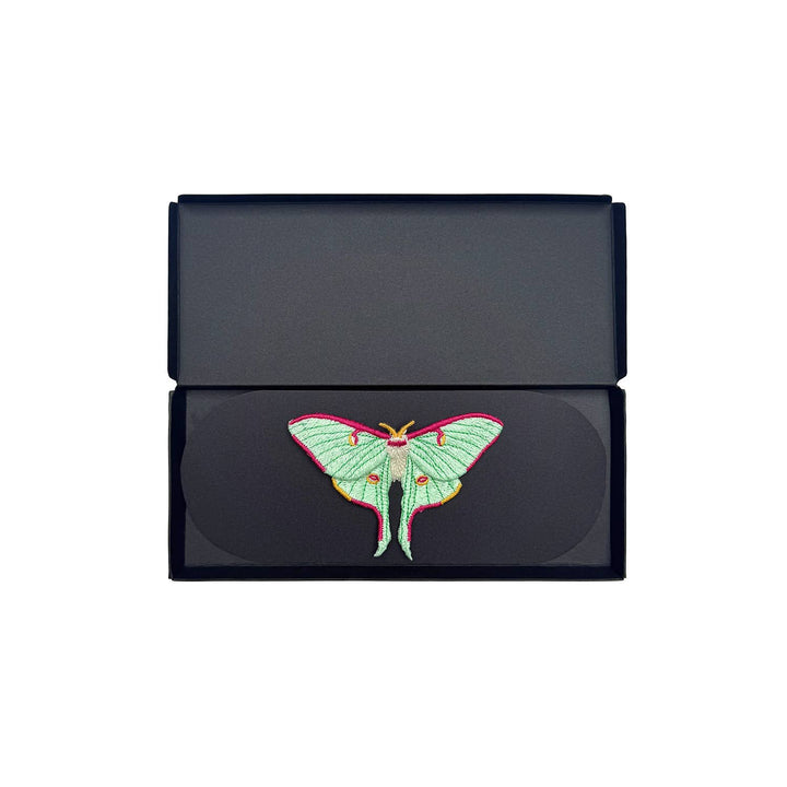 Luna Moth Embroidered Brooch