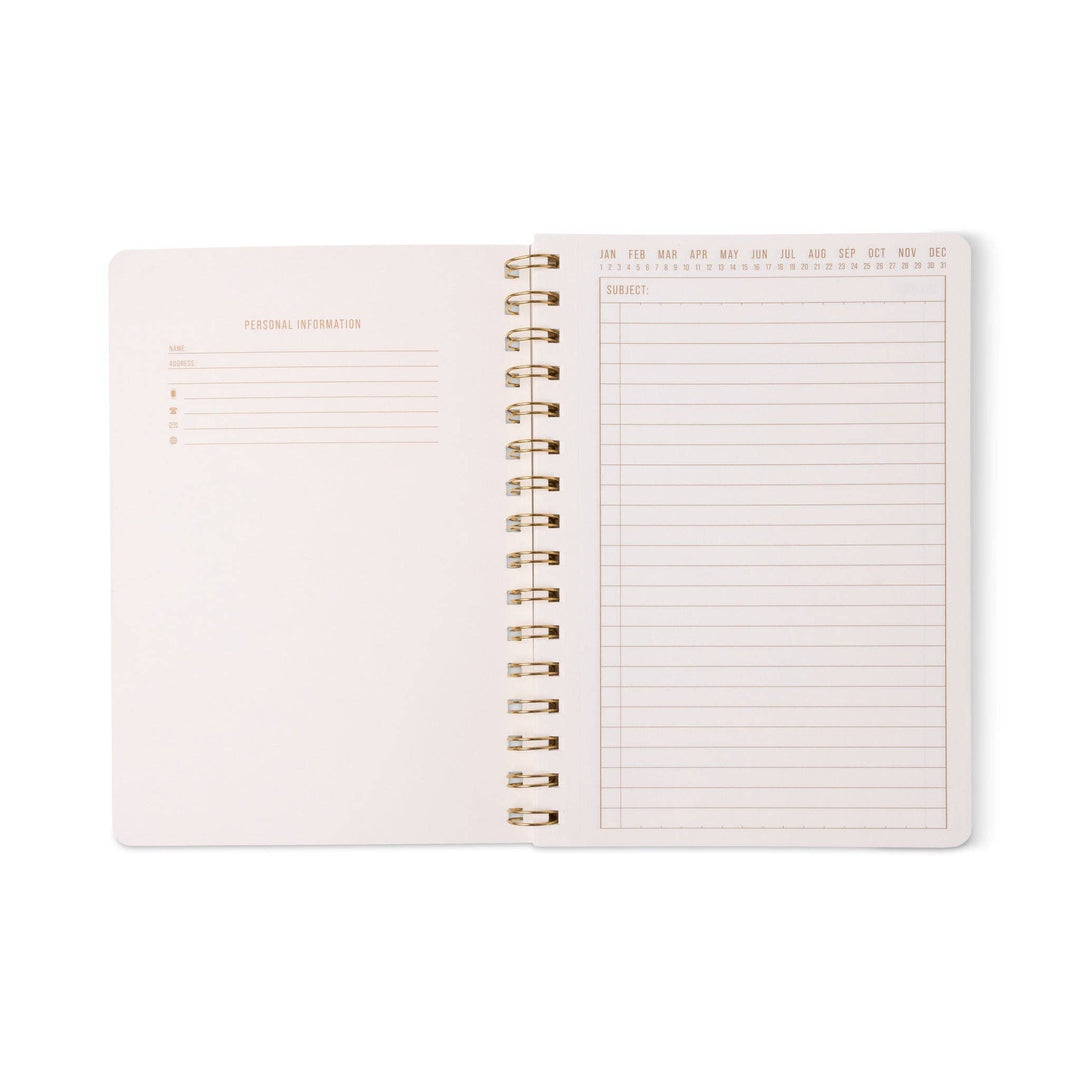 Blue Lattice A5 Twin Wire Notebook