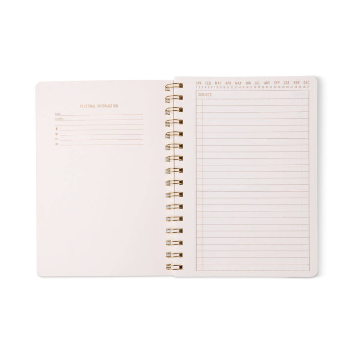 Blue Lattice A5 Twin Wire Notebook