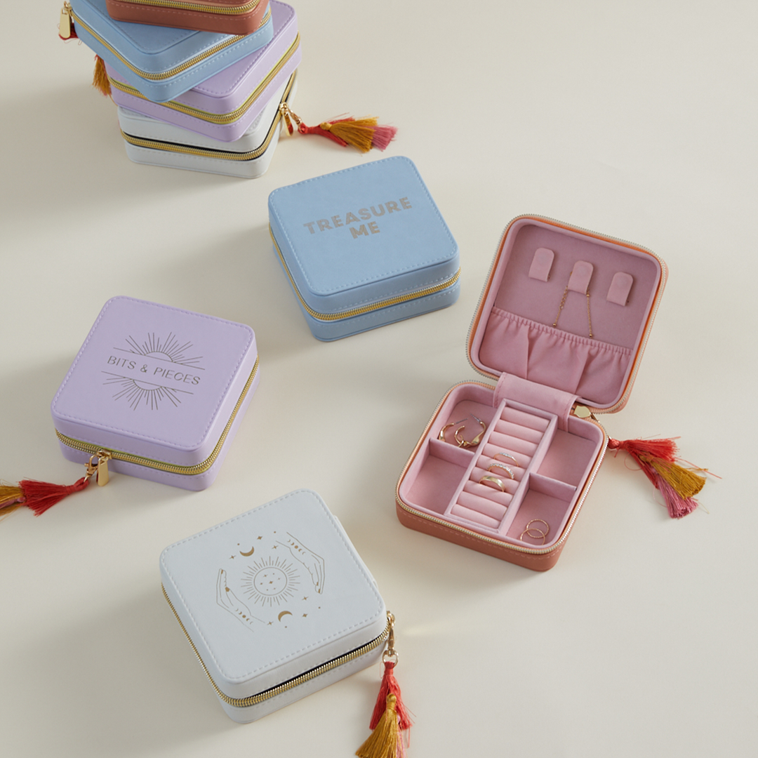 Jewellery Case in Purple - Bits & Pieces