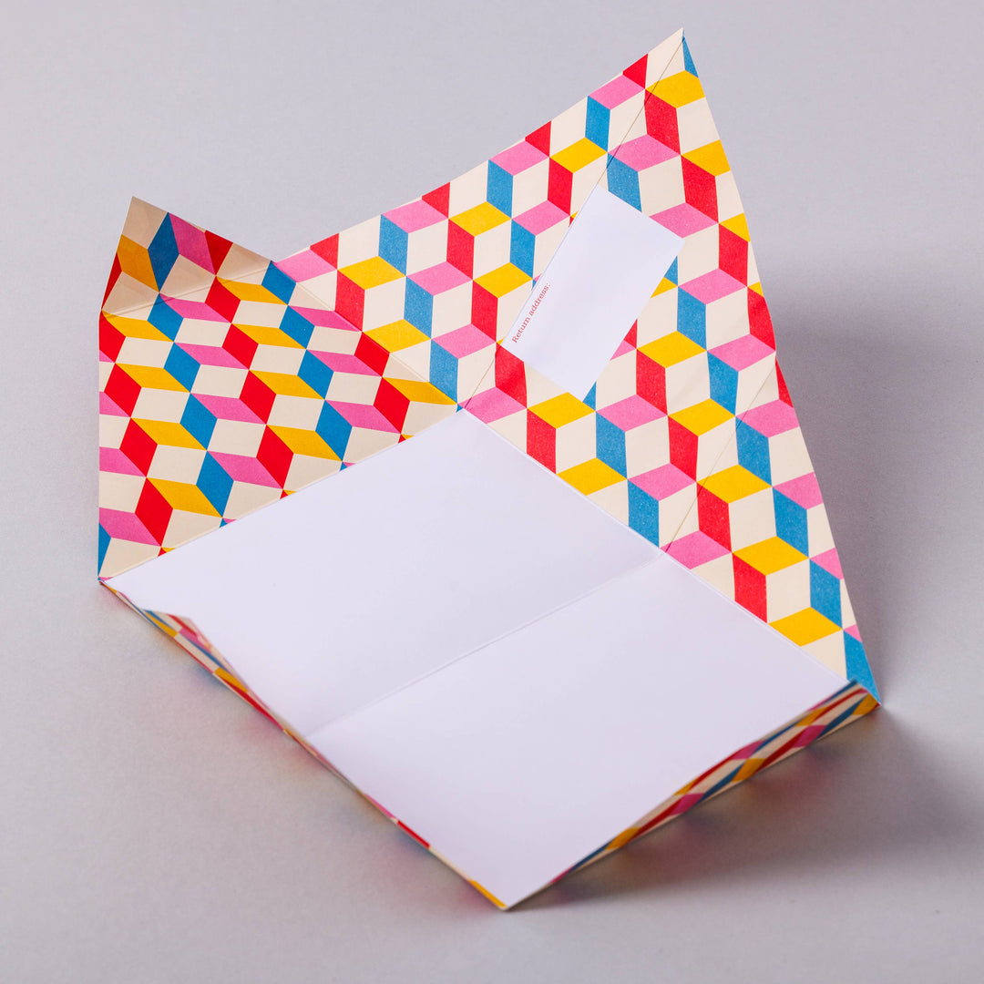 Colorful Folding Letter Pack - Pack of 6