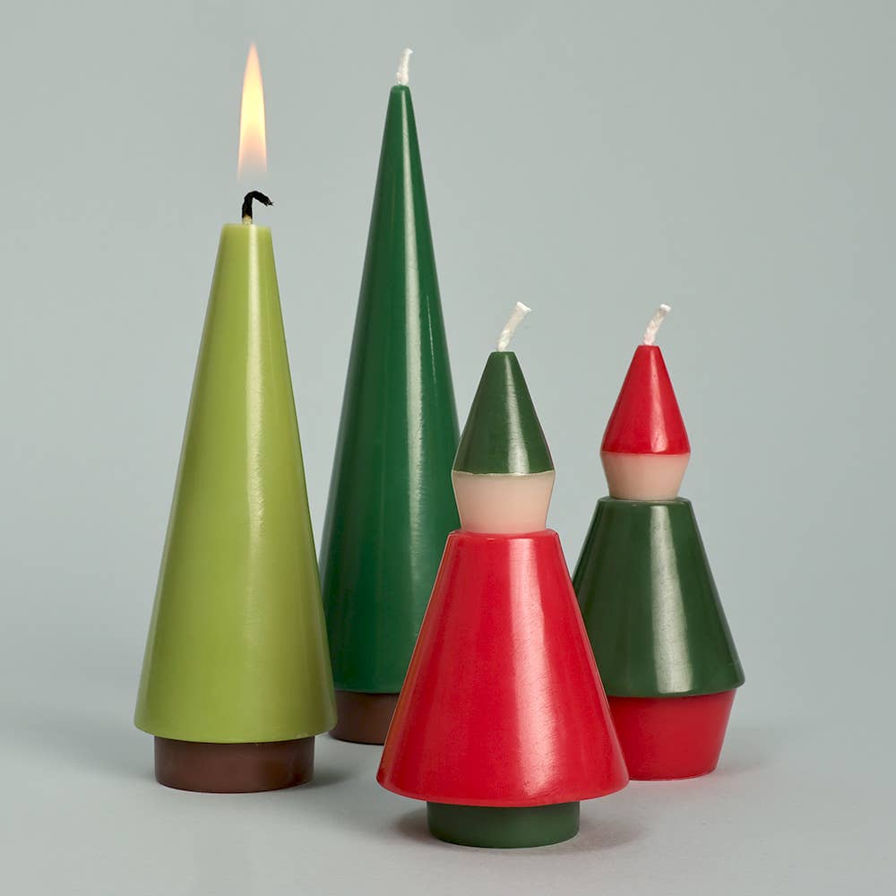 Elf Christmas Candle Set