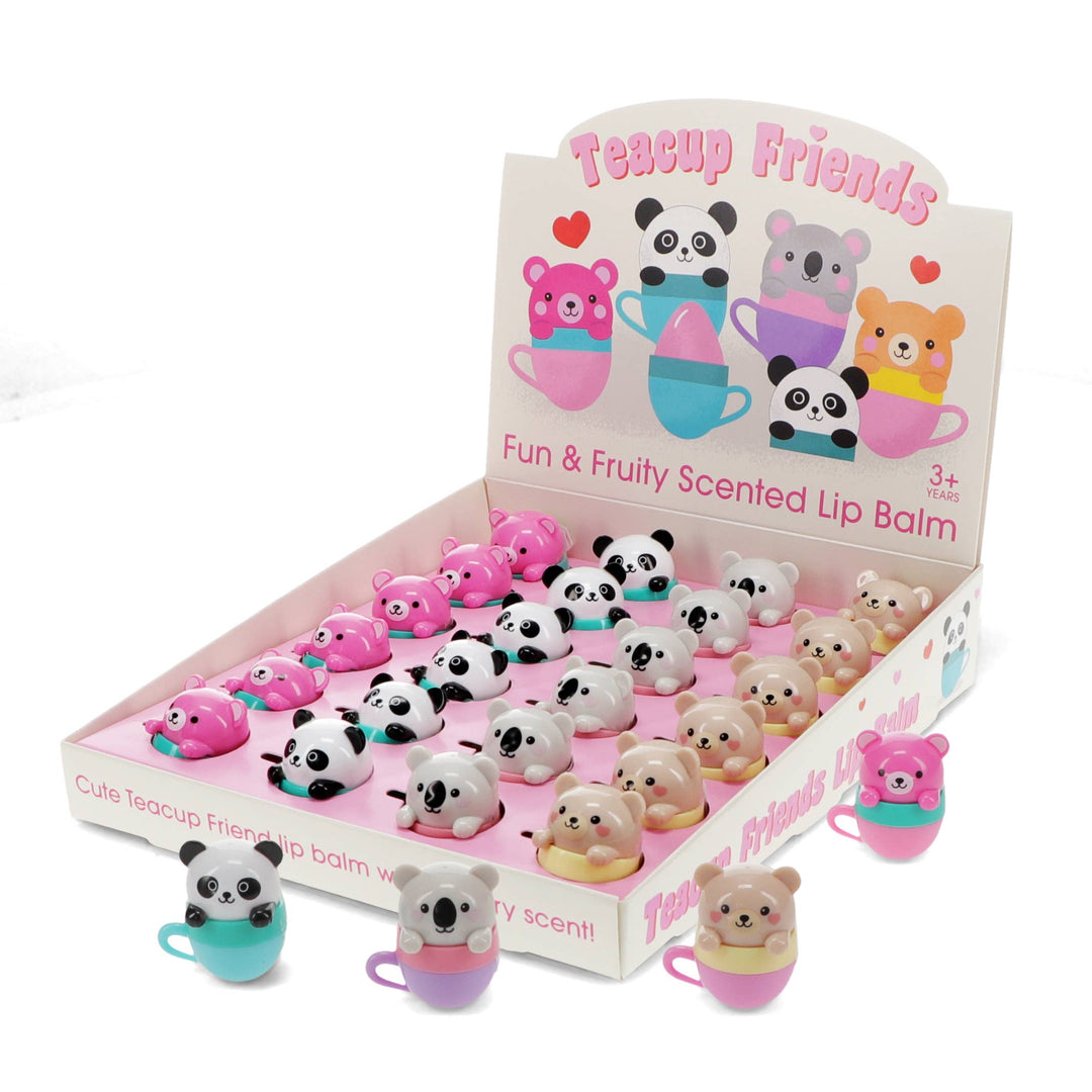 Mini Berry Lip Balm - Assorted Teacup Animal