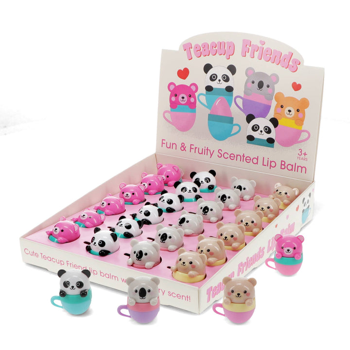 Mini Berry Lip Balm - Assorted Teacup Animal