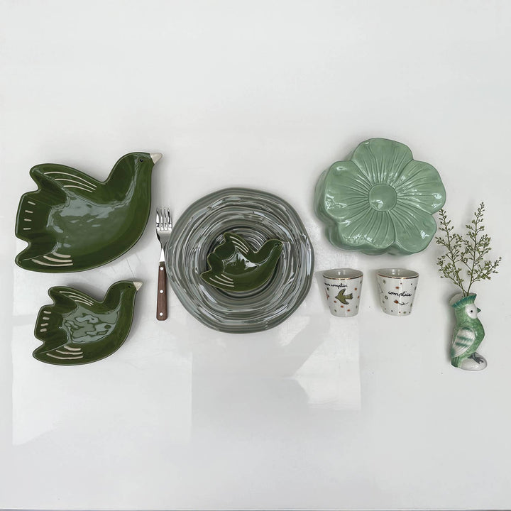 Olive Bird Trinket Dish