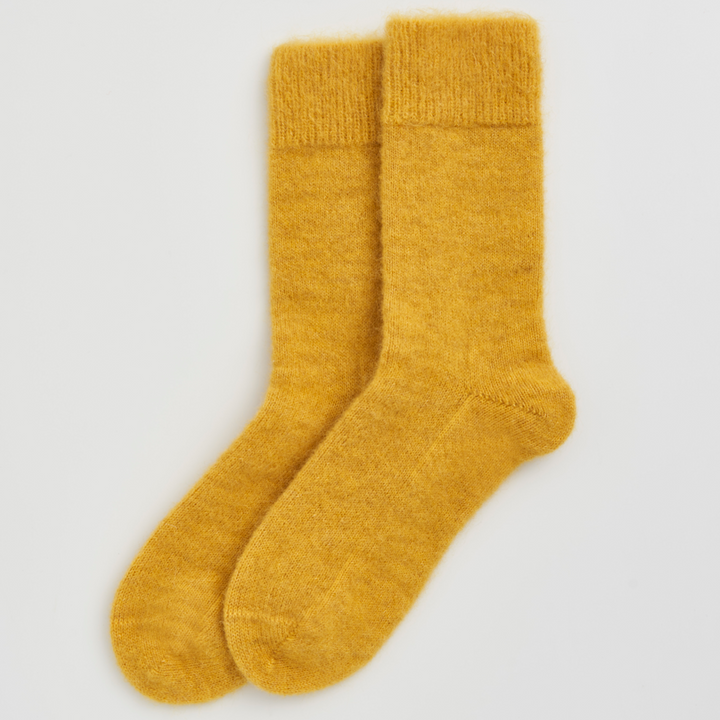 Pairs Dandelion Yellow Ultra Soft Alpaca Socks