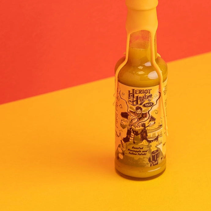 Roasted Pineapple and Yellow Habanero Sauce