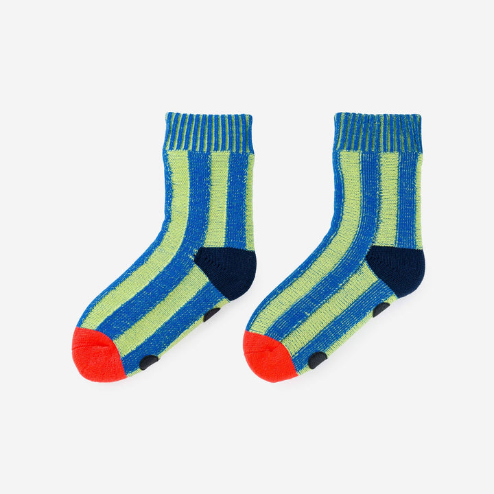 Big Stripe House Socks: Size 8-11