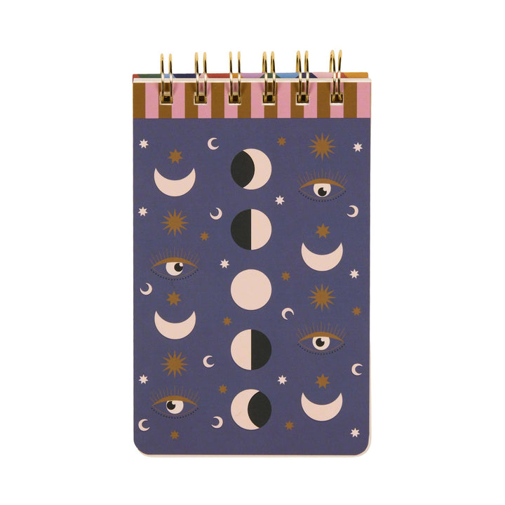 Moon Phases Twin Wire Notepad