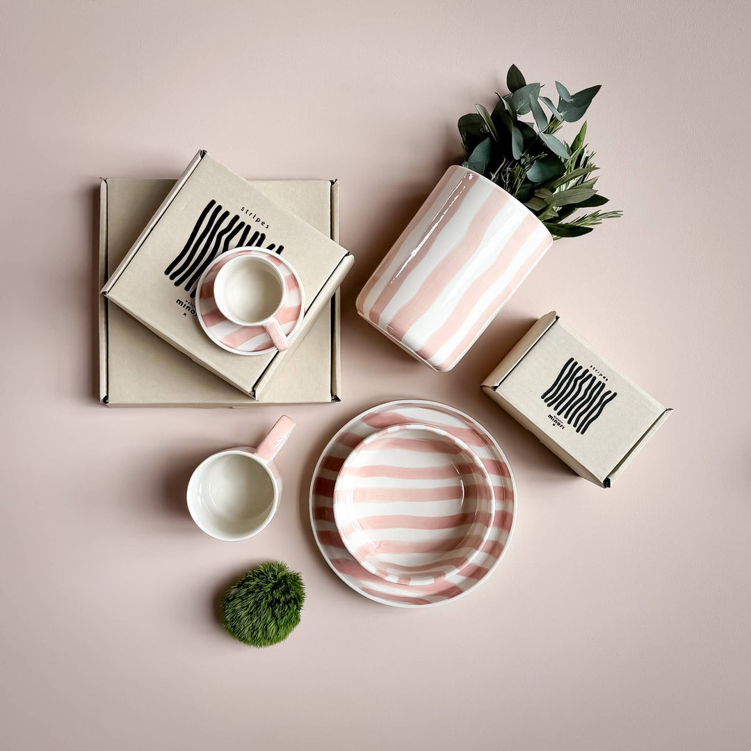 Incanto Rose Stripe Plate