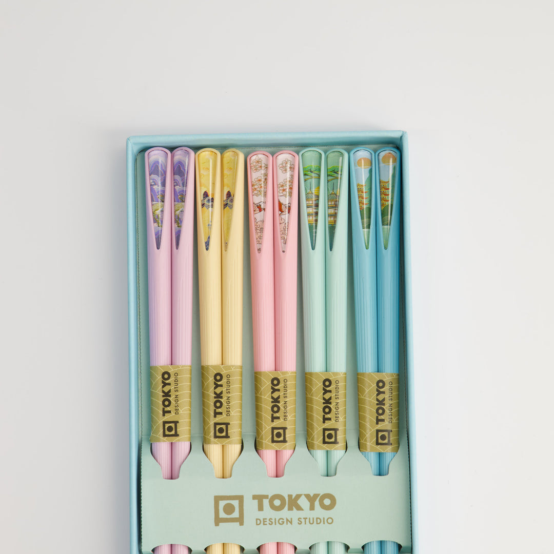 Tokyo Design Studio Kyoto Chopsticks Gift Set – 5 Pairs