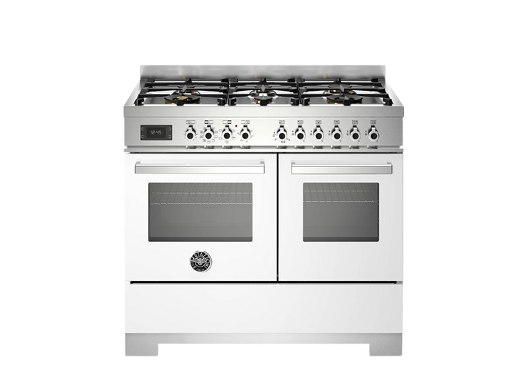 Bertazzoni Professional Series - 100 cm 6-burner electric double oven in white