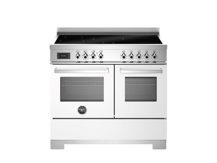 Bertazzoni Professional Series - 100 cm induction top electric double oven in white
