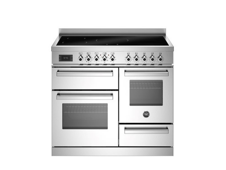 Bertazzoni Professional Series - 100 cm induction top electric triple oven in stainless steel