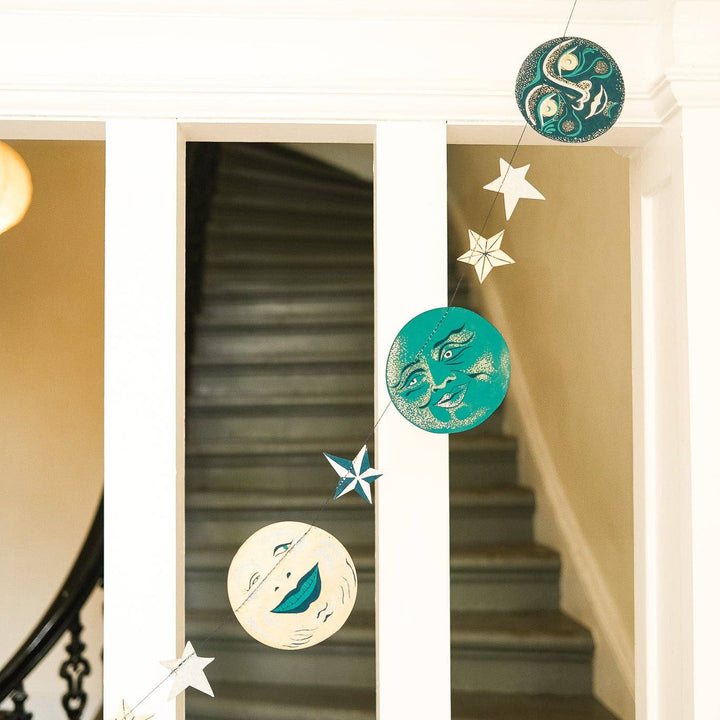 Man on the Moon Sewn Garland