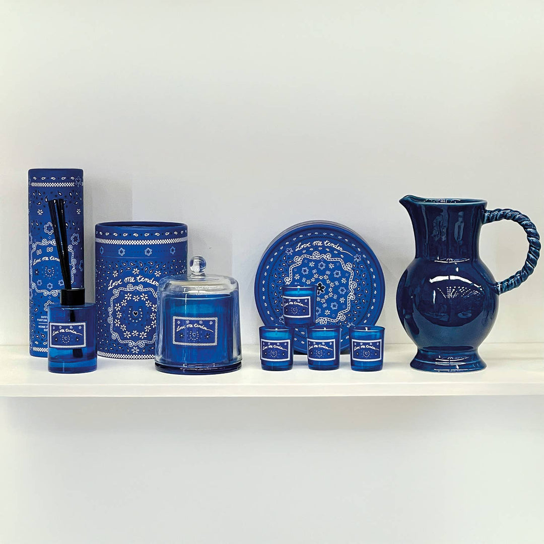 Twist Pitcher in Deep Blue