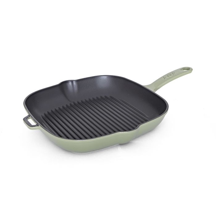AGA Cast Iron 26cm Olivine Square Grill Pan