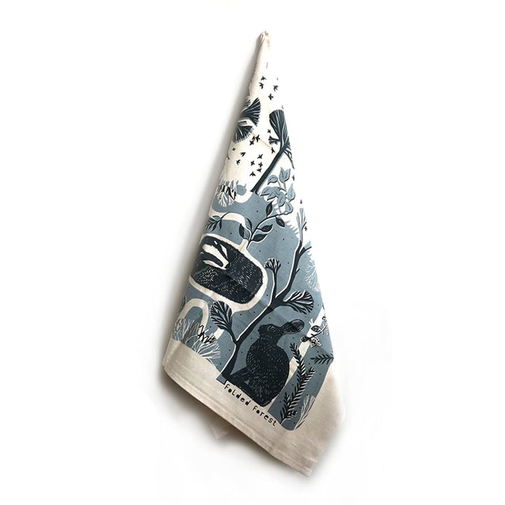 Cotton Tea Towel - Leaping Hare