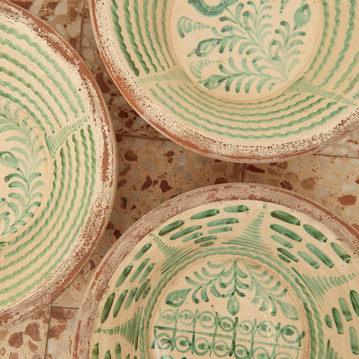 Green Lebrillos Granaínos Oversized Bowls