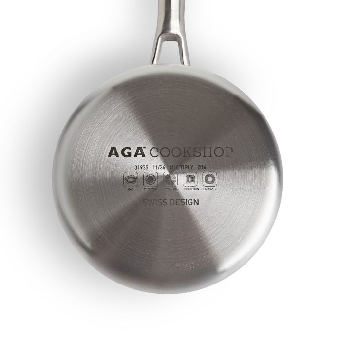 AGA 5-Ply Stainless Steel 14cm Saucepan