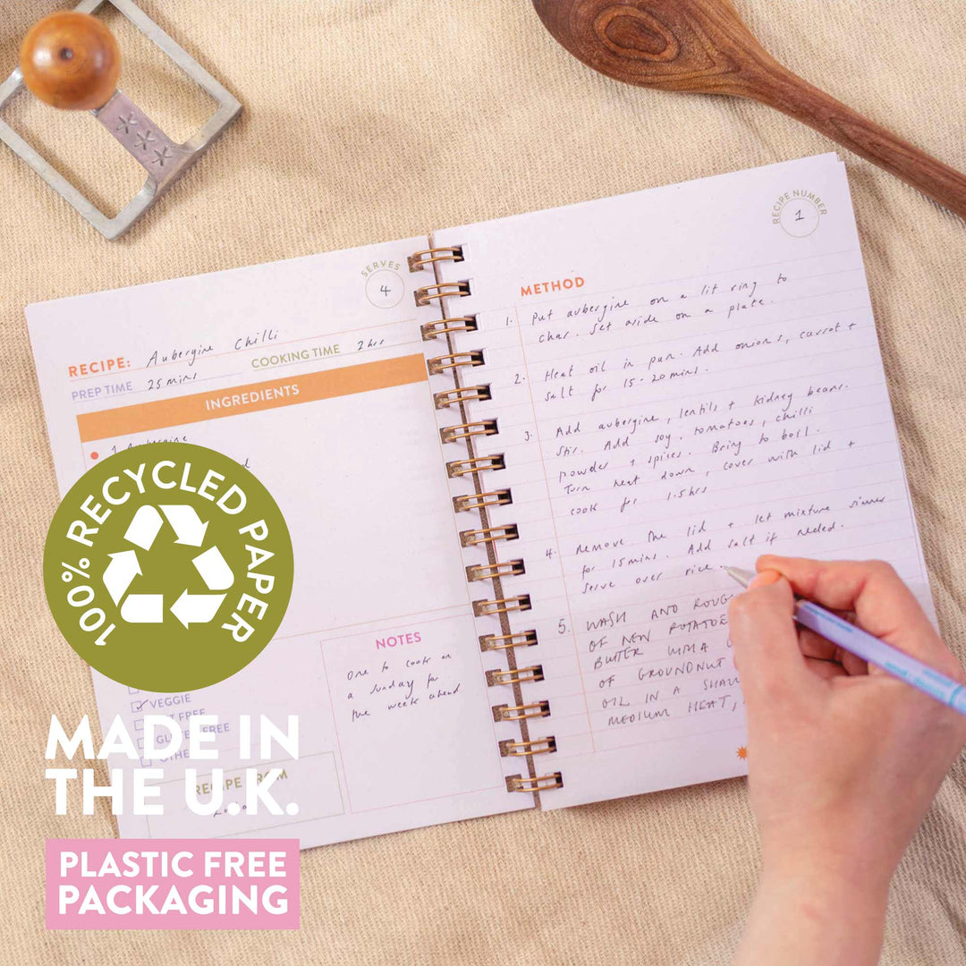 Kitchen Dancing Recipe Book Journal