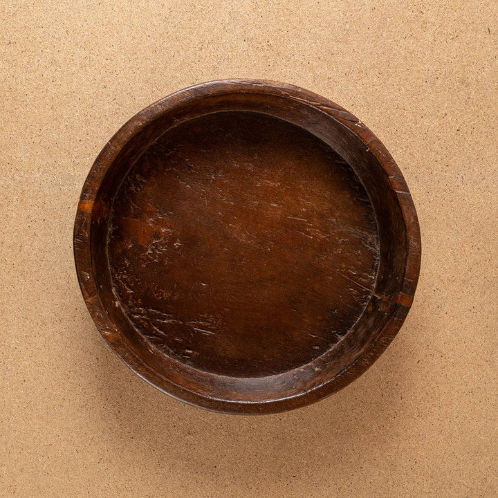Vintage Wooden Parat Bowl - No.2