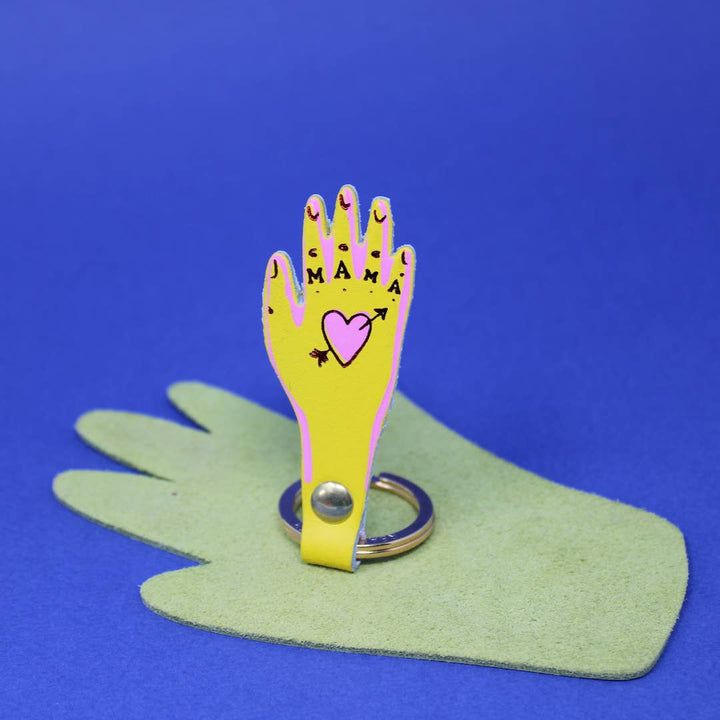 Mama Key Fob: Yellow