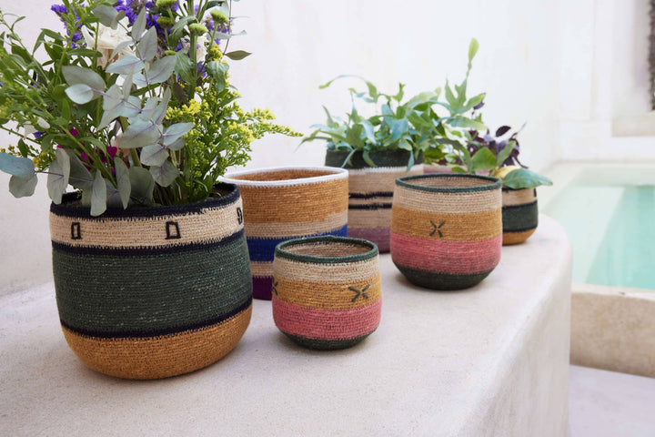 Bohemia Basket in Olive