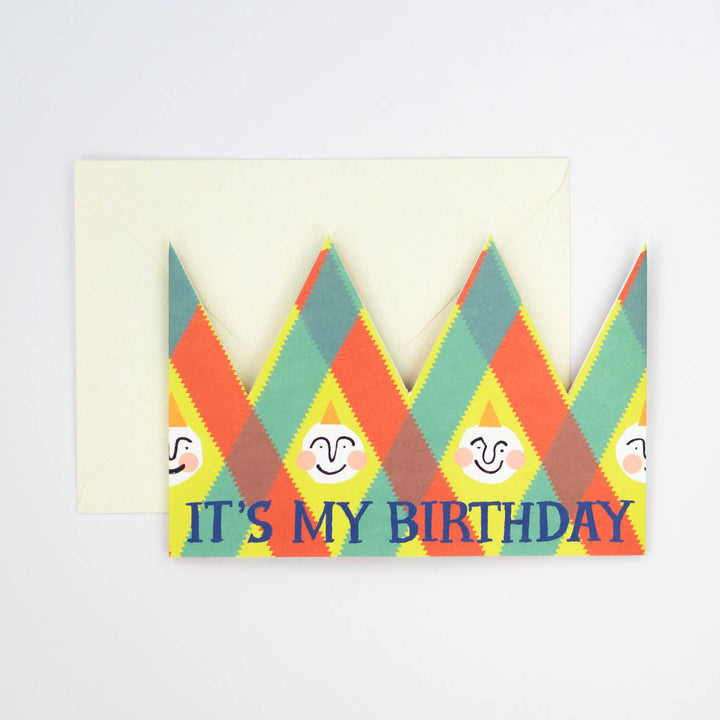 It's My Birthday Party Hat Card