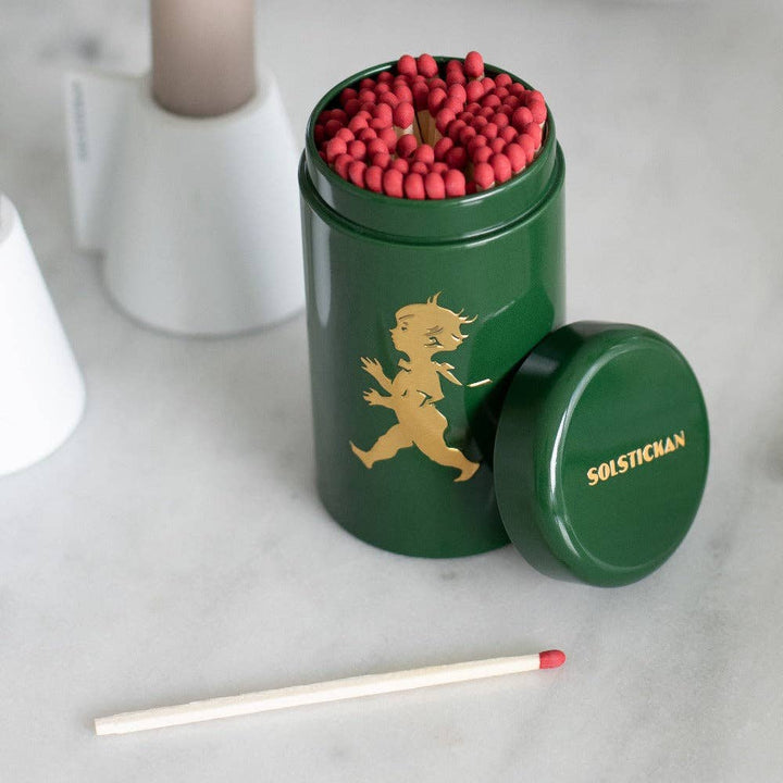 Swedish Match Tube in Green& Gold
